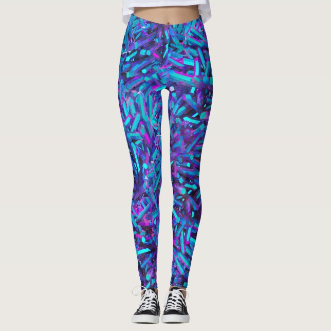 Legging córtex de cristais: (Frente)