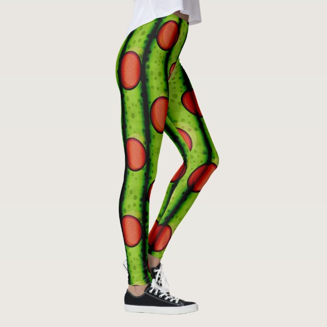Legging Cortina com Pontos Estampados (Direita)