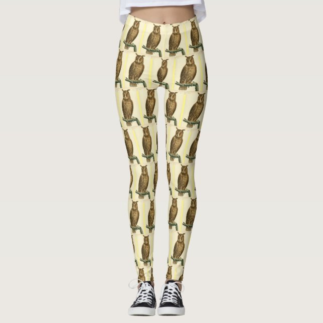 Legging Coruja com Coroa excelenteThunder_Cove (Frente)