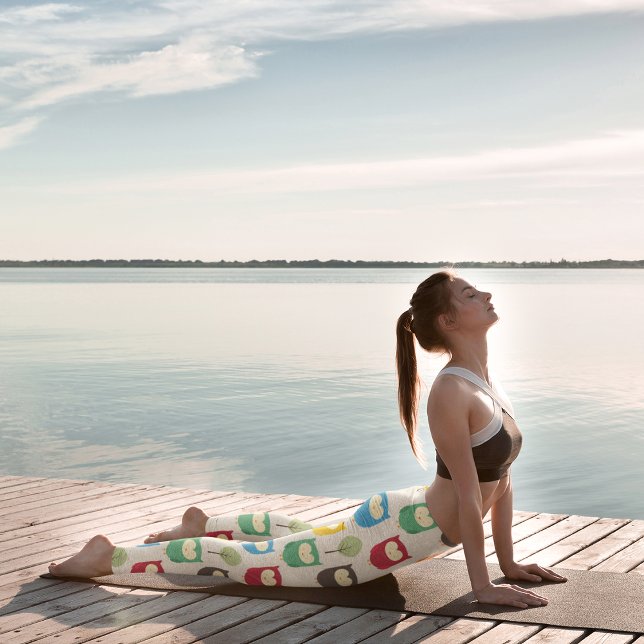 Legging Corujas com Sono Coloridas (Criador carregado)