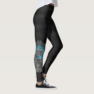 Legging Corvos de Odin Mitologia Viking Valhalla espera