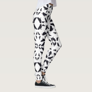Legging Corvos encantadores com presentes