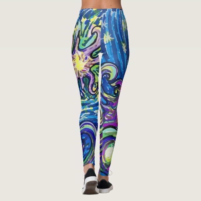 Legging Cosmic Christmas Tree (Verso)