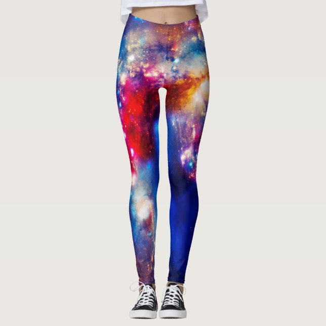 Legging Cosmos Coloridos (Frente)