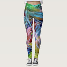 Costas do arco-íris da arte abstracta do cabelo