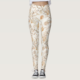 Legging Costeira russa - Conchas, Starfish, Recife (14)