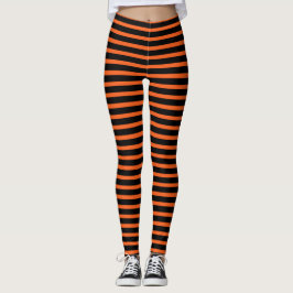 Legging Costume de Dia das Bruxas em Laranja