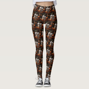Legging Coton De Tulear Puppy Autumn Delight Pumpkin