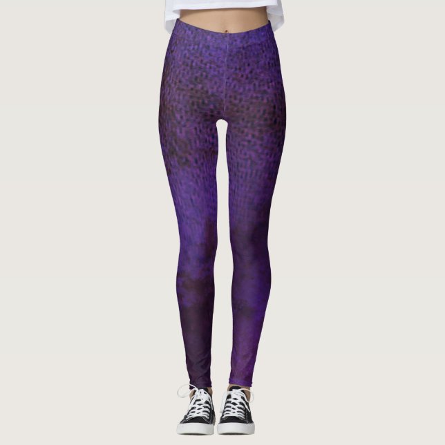 Legging Cotovelo azul roxo, preto, coxas (Frente)