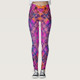 Legging cotovelo-caleidoscópio