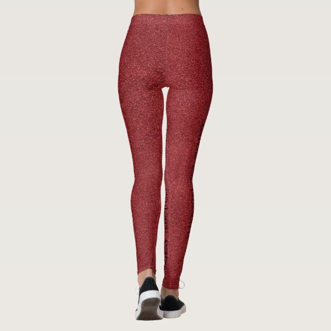 Legging Couro Vermelho (Verso)