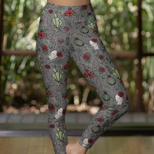 Legging Cowgirl dos Países Vermelhos e Vermelhos Cowgirl D