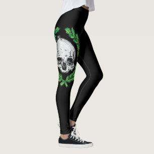 Legging Crânio do louro