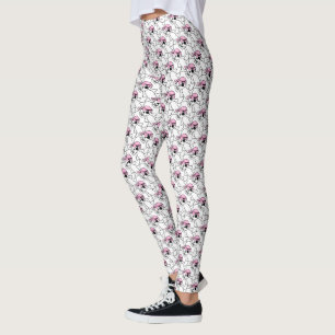 Legging Crânio do pirata com Crossbones/Leggins