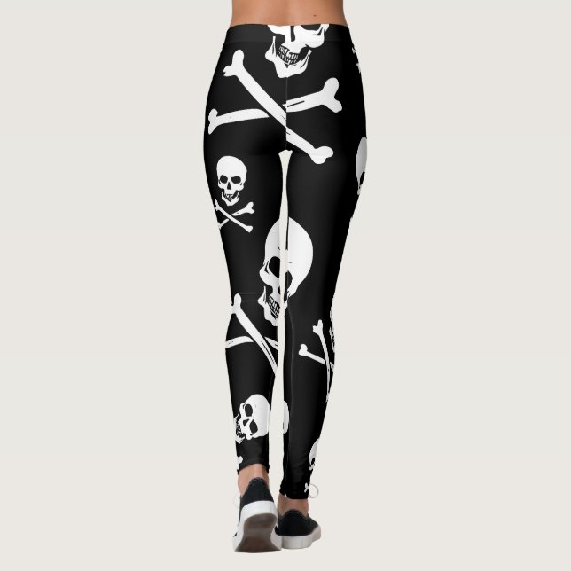 Legging Crânio e caneleiras dos Crossbones (Verso)