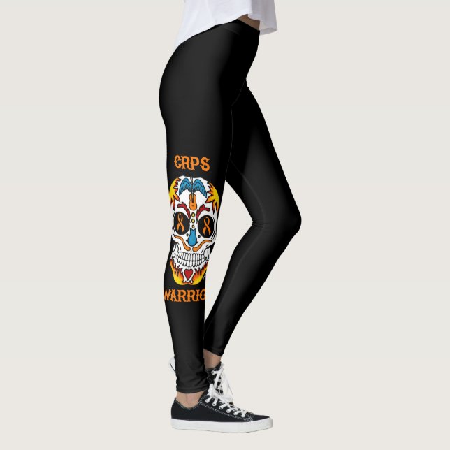 Legging Crânio/Guerreiro de Açúcar...CRPS (Direita)