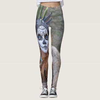 Legging Crânio nativo do açúcar