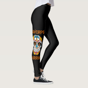 Legging Crânio… RSD/CRPS do guerreiro/açúcar