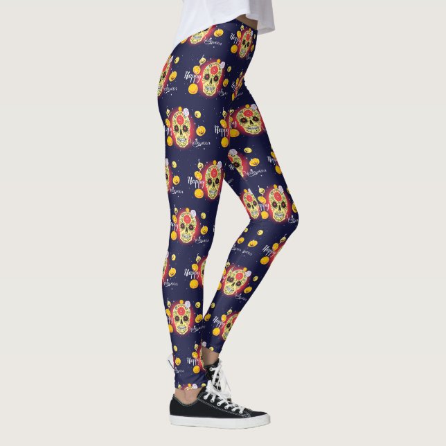Legging Crânios de Halloween (Direita)