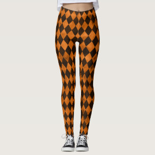 Legging Crânios Laranja e Série de Girassóis Design 12