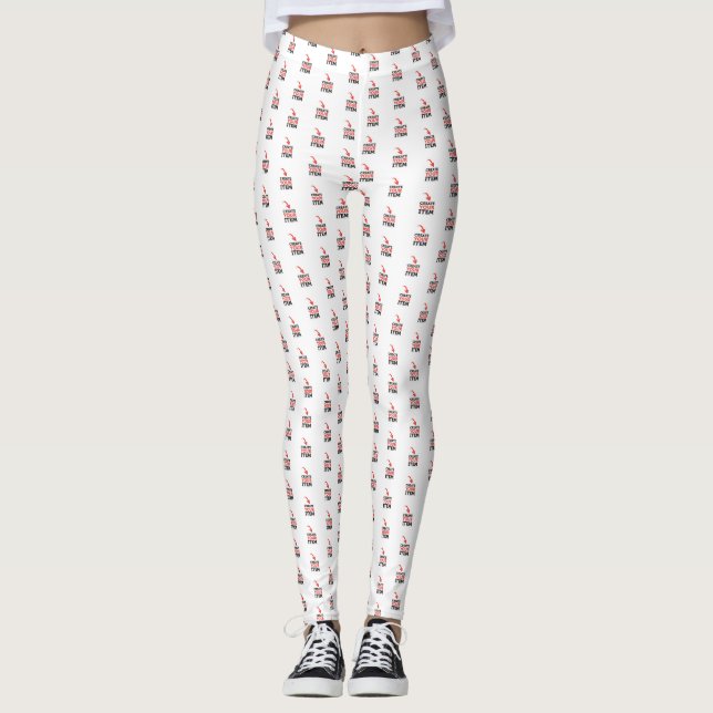 Legging CREATE-YOUR-OWN DIY Custom upload your design (Frente)