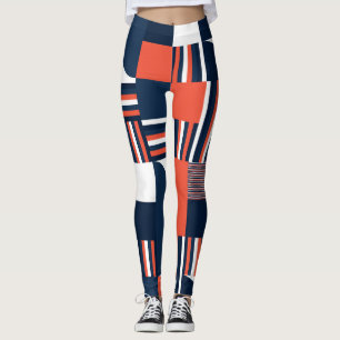 Legging Creative Geométrico: Design moderno sem costura