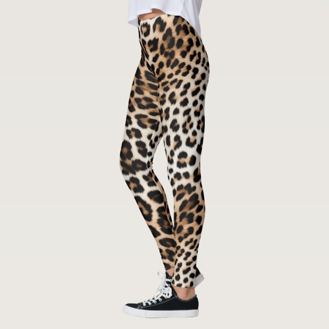 Legging Creme Black Leopardo Print (Esquerda)