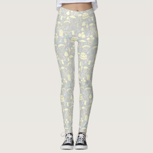 Legging Creme de Cinza de cogumelo