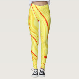 Legging Creme de manga com derrame curado vermelho ou cora
