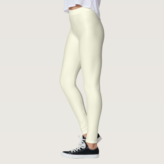 Legging Creme Sólido (Esquerda)