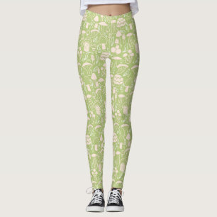 Legging Creme Verde Mushroom