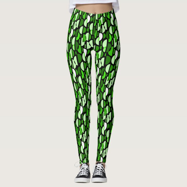Legging Crescent Pattern 010921 - Grass Green (Frente)