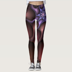Legging Crescimento mágico - Fractal Abstrato moderno col