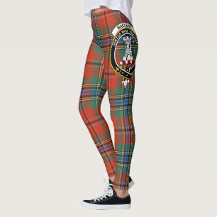 Legging Crest Tartan das Mulheres do Clã MacLean de Duart