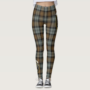 Legging Crest Tartan Desgastado do Clã Gordon Scotstee Mul