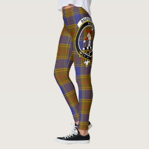 Legging Crestão Moderno do Clã Balfour Scotstee Tecido Lis