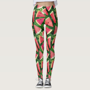 Legging Criação de Padrão de Melancia