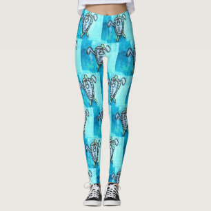 Legging CriançasArt para COC - Tartaruga marinha