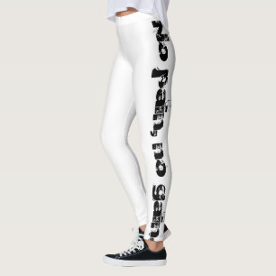 Legging Criar seu próprio texto personalizado Motivação