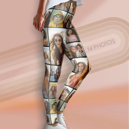 Legging Criar uma Colagem de Fotos Personalizada com 14 Fo