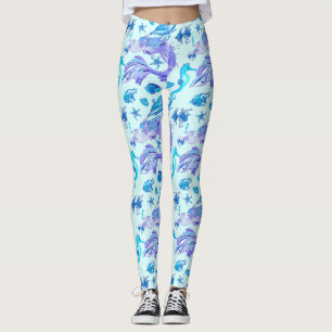 Legging Criatura De Fada Roxa Sereia