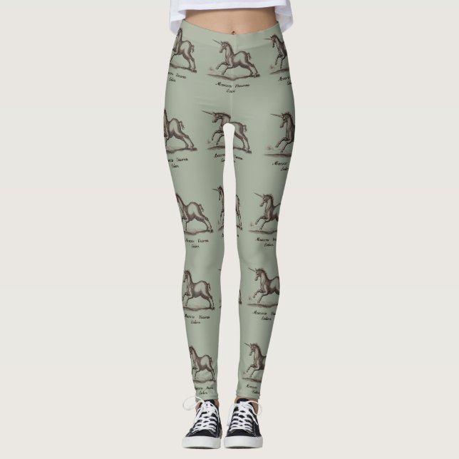 Legging Criatura Mágica de Woodland Clássica em Execução U (Frente)