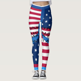 Legging Crie o seu próprio USA Hakuna Matata por todo o im