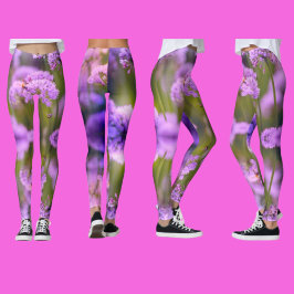 Legging Crie o seu próprio Yoga Wildflower personalizado e