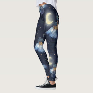 Legging Crie Seu Próprio Castelo Mágico da Lua Crescente