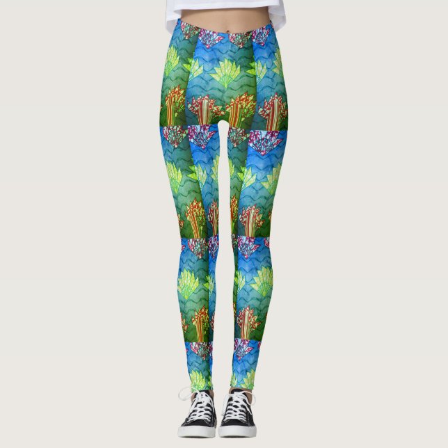 Legging Crie seu próprio design africano de Casamento Boni (Frente)
