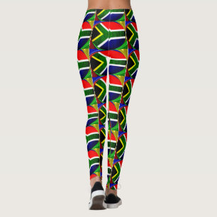 Legging Crie seu próprio Impressão sul-africano colorido