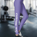 Legging Crie seu próprio Roxo Personalizado<br><div class="desc">Crie Suas Próprias Pernas Púrpuras.</div>