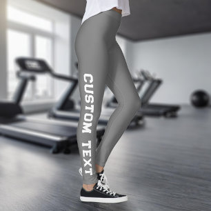 Legging Crie seu próprio texto personalizado