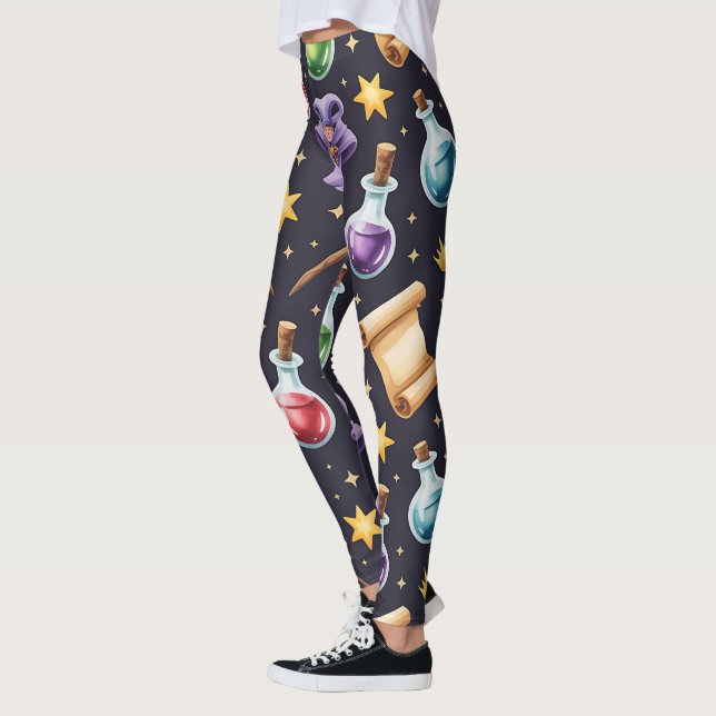 Legging Crie Seus Próprios Pergaminhos de Poções de Feitic (Esquerda)
